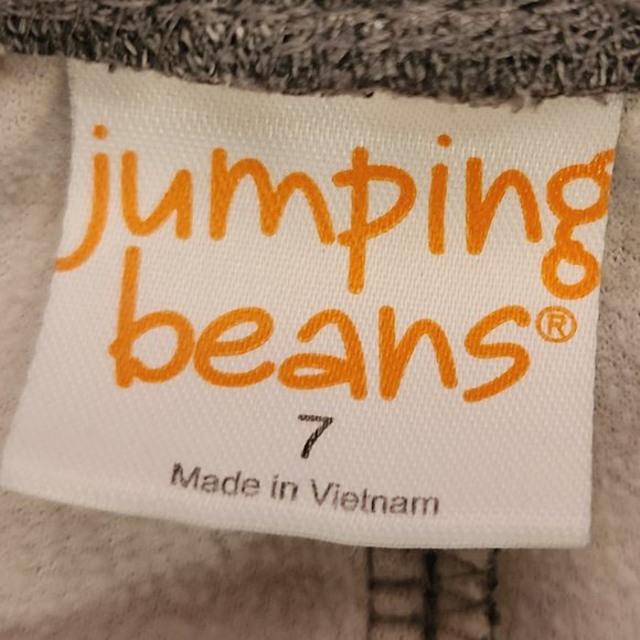 Jumping Beans Gray Athletic Pants With Zipped Pockets Size 7 - Picture 4 of 9